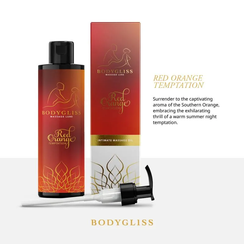 BodyGliss - Massageöl und Gleitmittel in 1 Blutorange - 150 ml