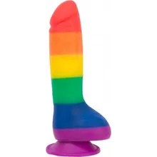 Addiction - Justin Rainbow Silikondildo - 19 cm Addiction - Justin Rainbow Silikondildo - 19 cm