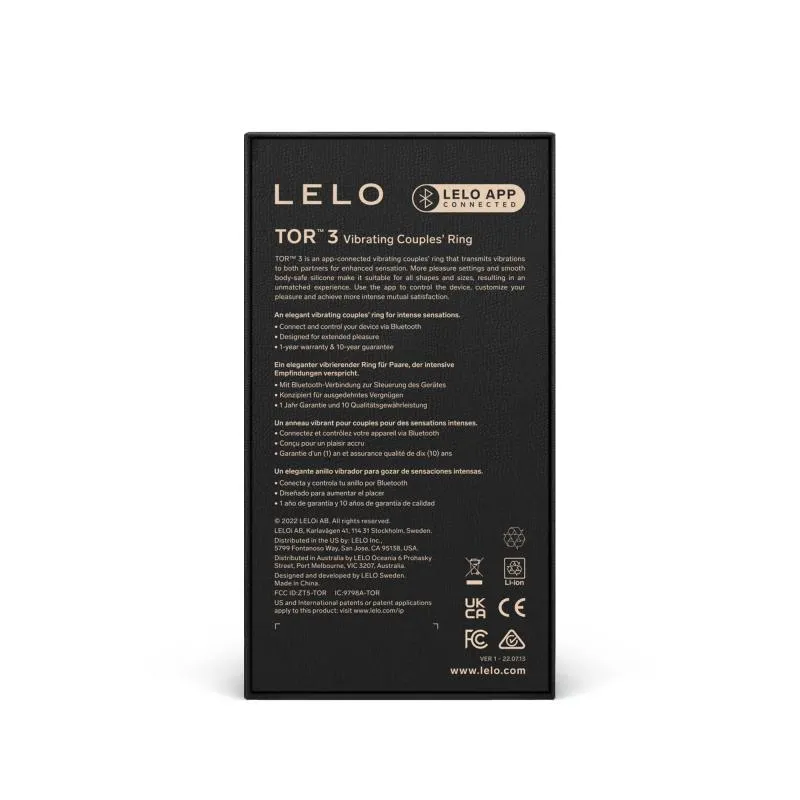 LELO »Tor 3« Penisring mit Vibration & App