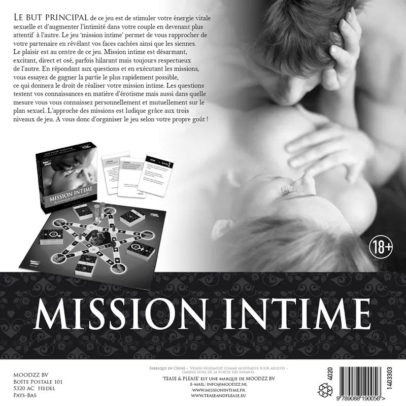 Tease & Please - Erotisches Brettspiel - Mission Intime Klassik (FR)