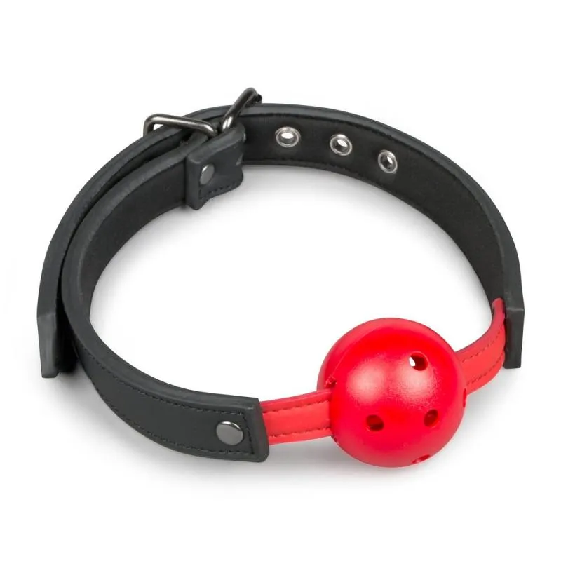 Easytoys Fetish - Ball gag met bal van PVC - Rot
