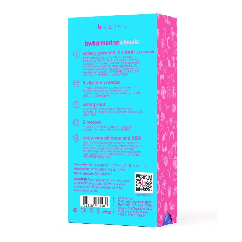 B SWISH – BWILD CLASSIC RABBIT Vibrator – Magenta