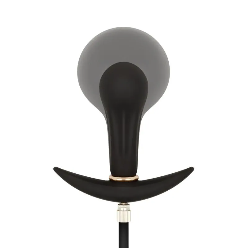 Anal Collection - Aufblasbarer Butt Plug mit Pumpe 8 cm - Schwarz