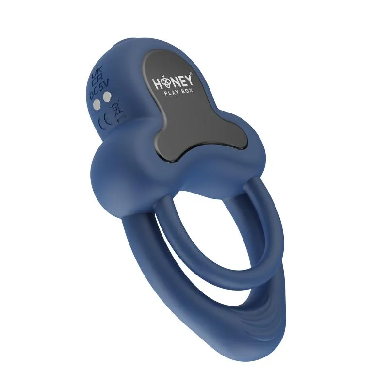 HoneyPlayBox - Anello-App-gesteuerter vibrierender doppelter Cockring