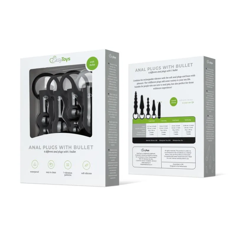 EasyToys »Bullet« Analplug-Sets