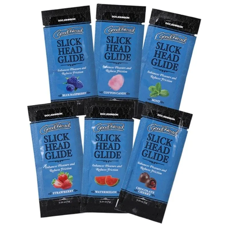 Doc Johnson - GoodHead Slick Head Glide - 6 Stück