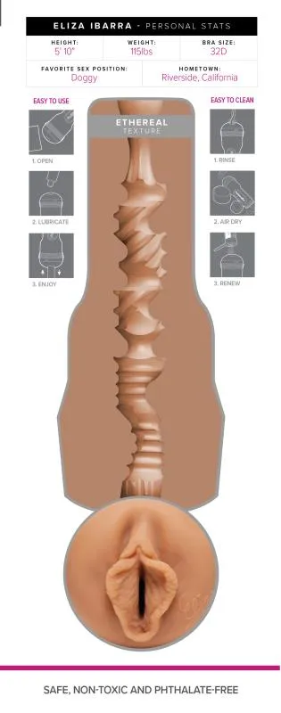 Fleshlight »Eliza Ibarra Ethereal« Masturbator