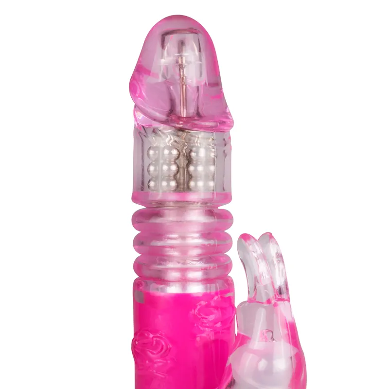 EasyToys »Hasen« Rabbit-Vibrator mit Stoßfunktion & rotierenden Perlen