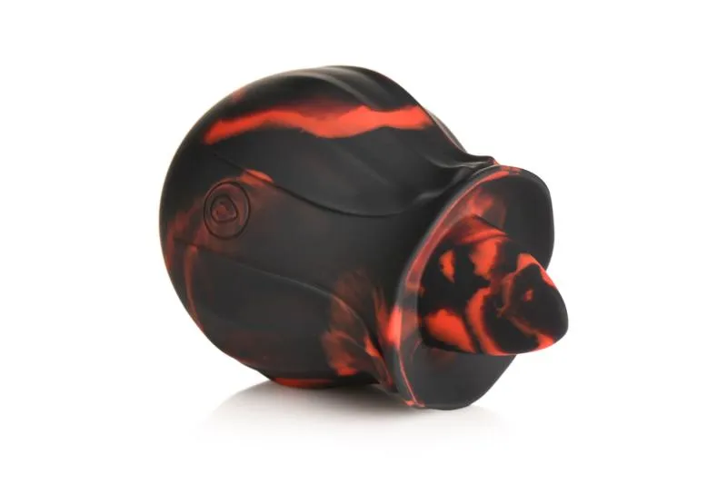 BLOOMGASM - Black Kiss Rimmende Rosen-Vibrator - Rot/Schwarz