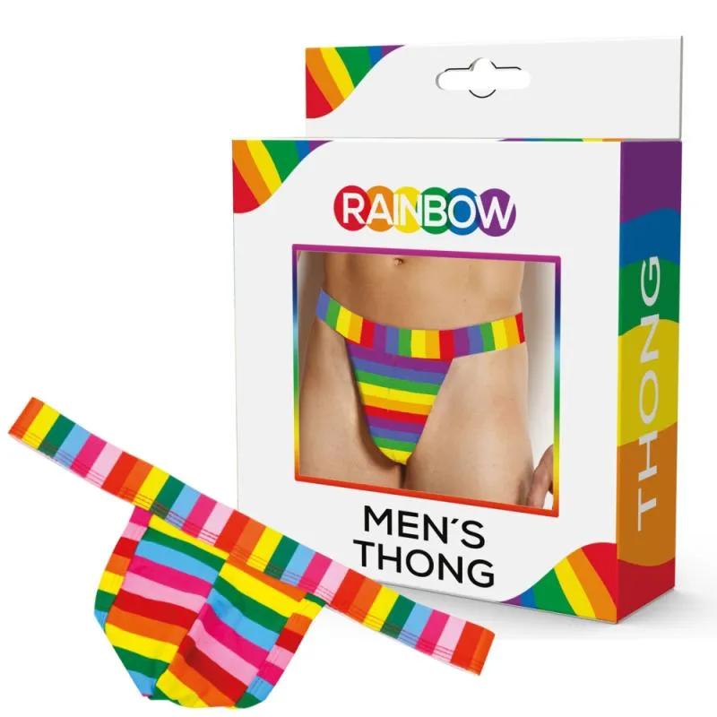 Regenbogen-String für Männer