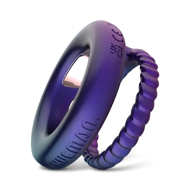 Hueman - Jupiter Vibrierender Cockring - Lila