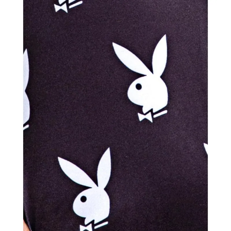 Playboy – Slumber Bunny Romper – Schwarz
