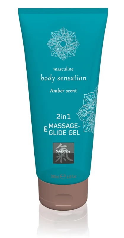 Shiatsu »Amber« 2 in 1 Massage- und Gleitgel 200ml