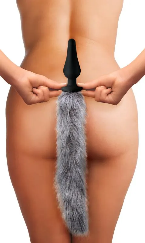 TAILZ - Grey Wolf Schwanzplug & Ohren-Set
