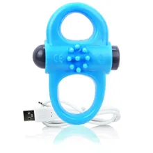 The Screaming O - Charged Yoga Vibe Ring Blue The Screaming O - Charged Yoga Vibe Ring Blue