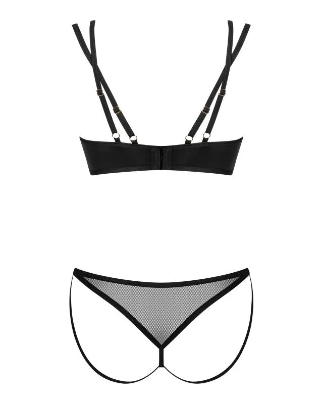 Obsessive - Nesari Zweiteiliges Set - Schwarz