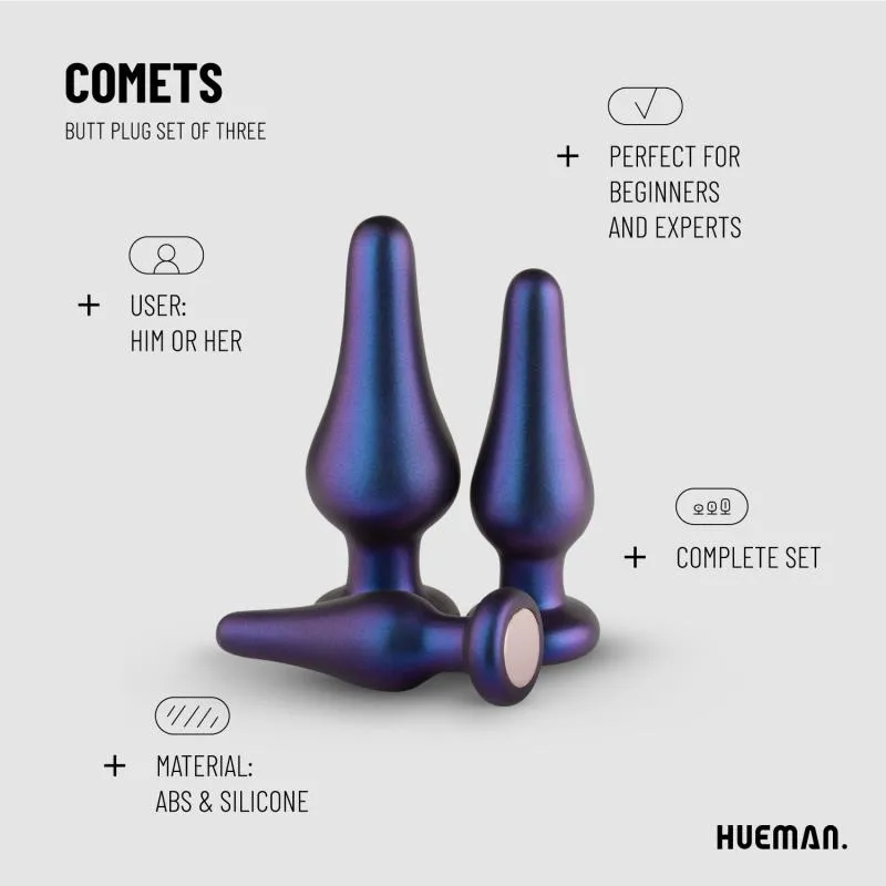 Hueman »Comets« Analplug-Set