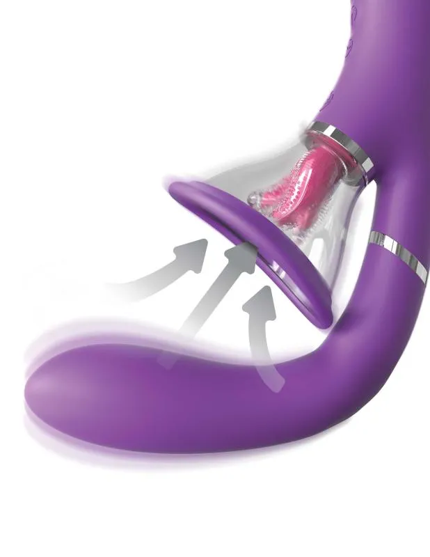 Pipedream »Fantasy For Her Ultimate Pleasure Pro« Rabbit-Vibrator mit Oralsex-Funktion