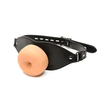 XR Brands - Ass Face Mundgag - Beige XR Brands - Ass Face Mundgag - Beige