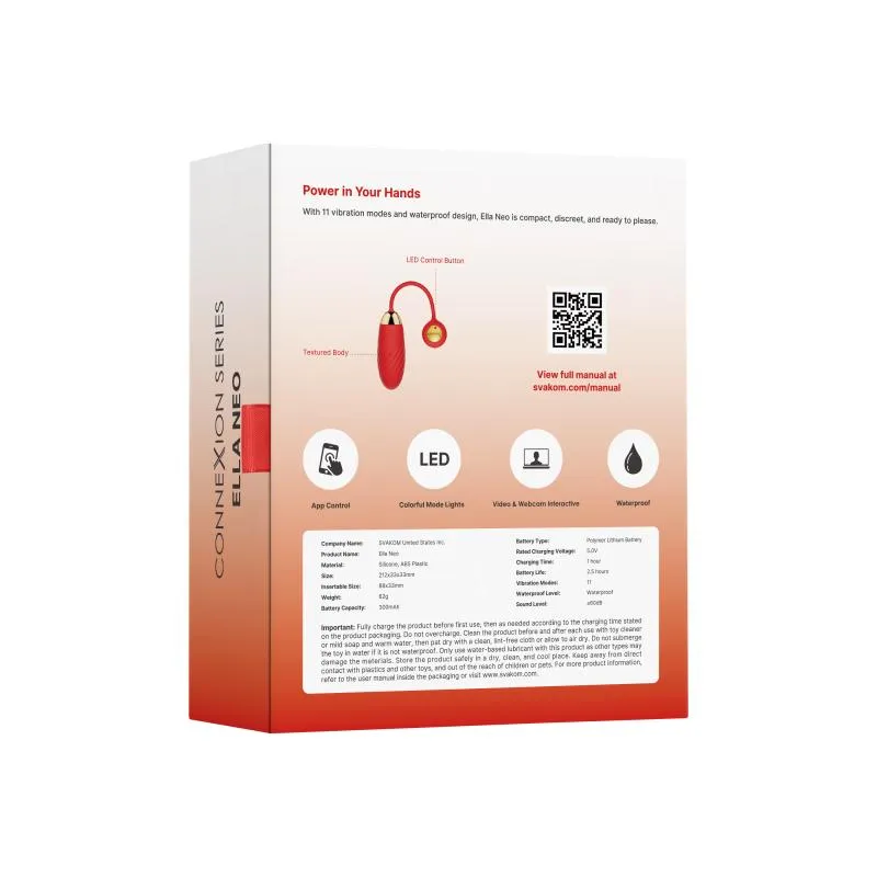 SVAKOM »Ella« App-gesteuertes Vibro-Ei
