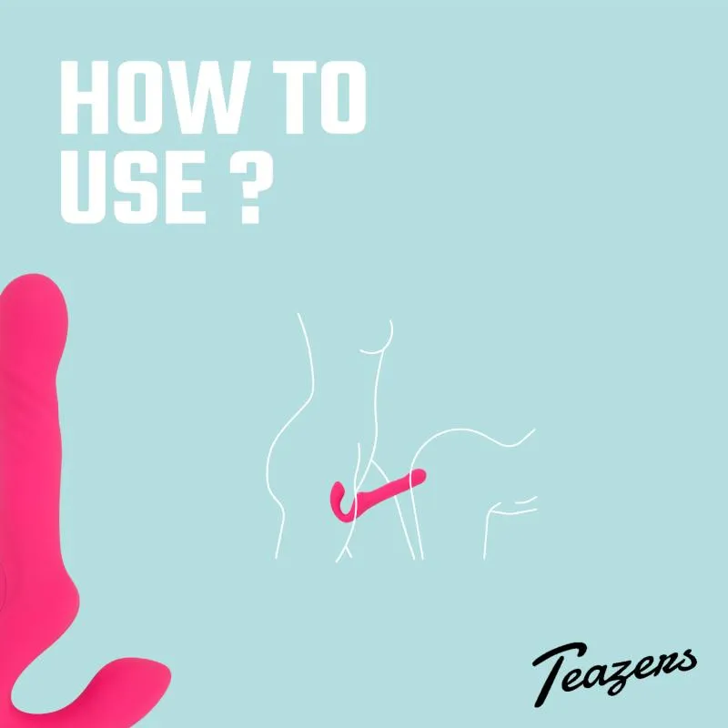 Teazers »Strapless« Strapon-Vibrator