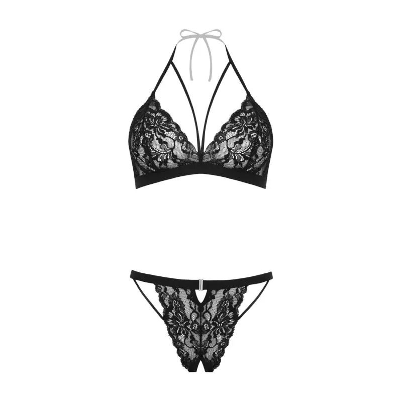 Christine - 2- teiliges Spitzen Bh-set Lotte - schwarz