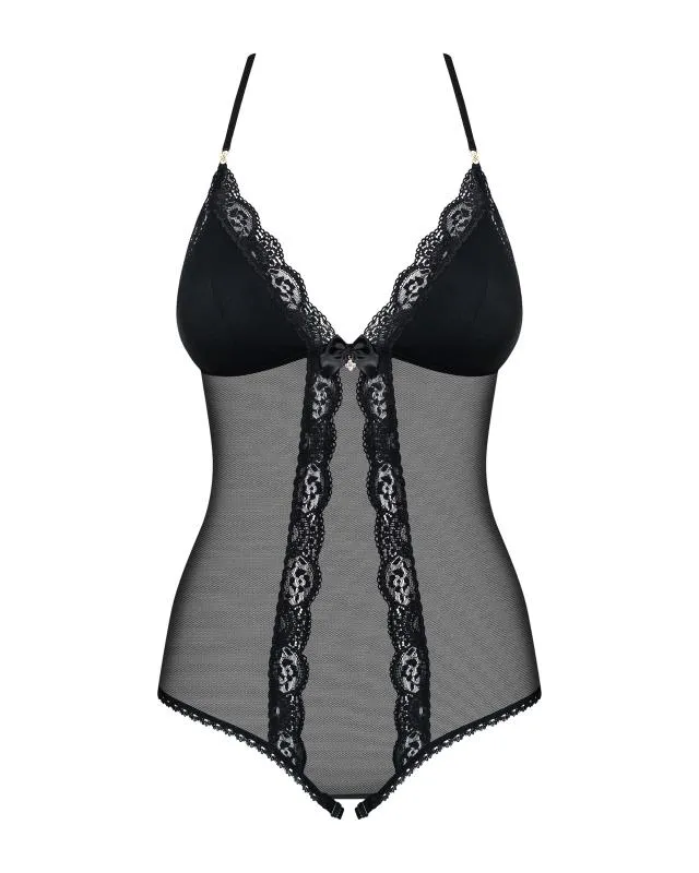 Bodysuit mit offenem Schritt Fang mich