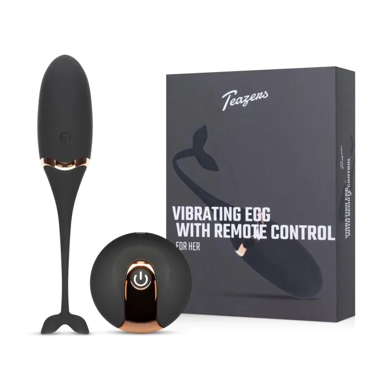 Teazers – Vibrating Egg Mit Fernbedienung – Schwarz