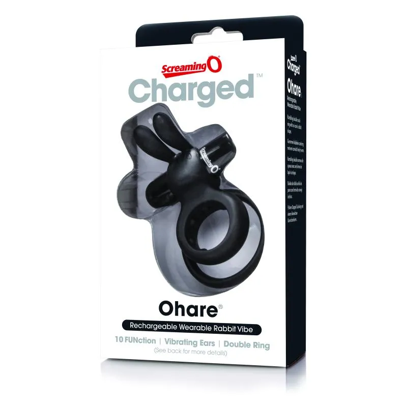 The Screaming O - Charged Ohare Rabbit Vibe Black
