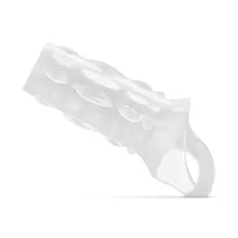 Gerippte offene Penis-Hülle - Transparent Gerippte offene Penis-Hülle - Transparent