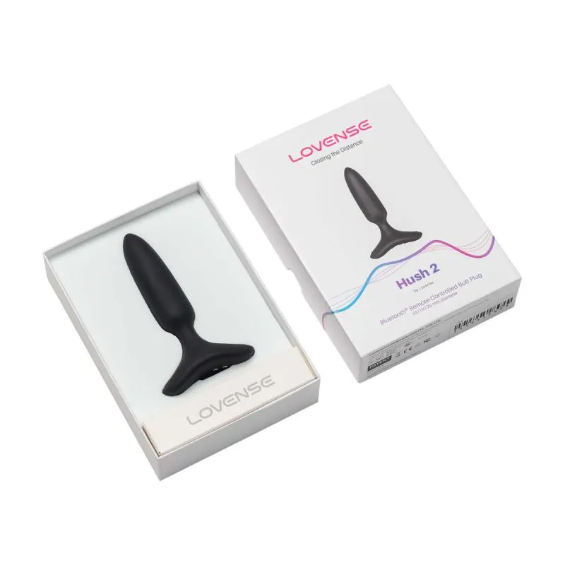 Lovense - Hush 2 Vibrationsbuttplug Mit App - Schwarz