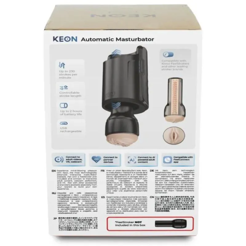 Kiiroo – Keon WiFi Masturbator – Schwarz