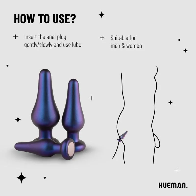 Hueman »Comets« Analplug-Set