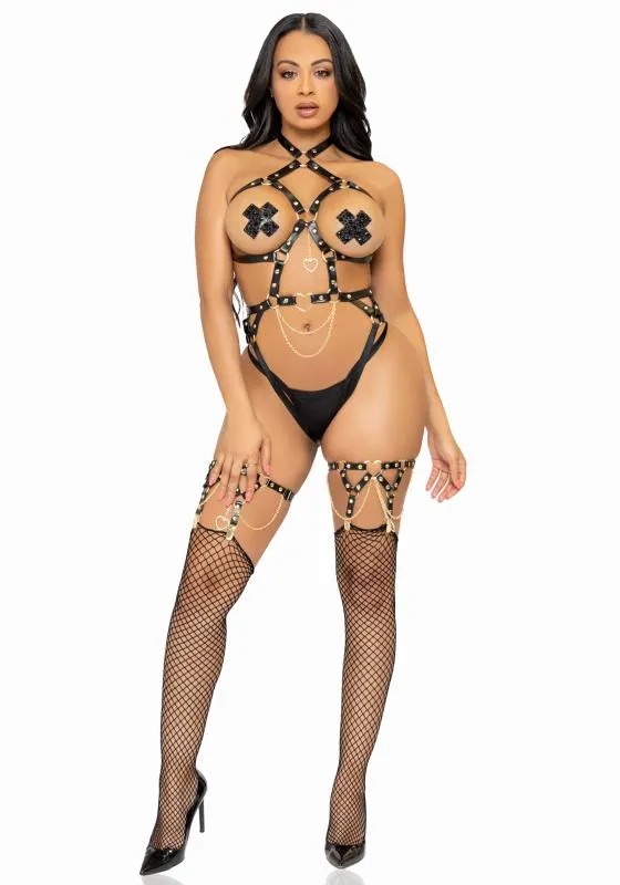 Leg Avenue »Herz« Body Harness