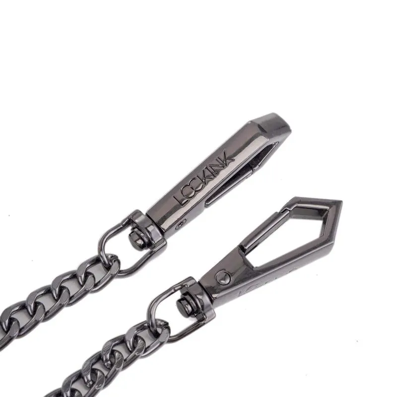 LOCKINK - Halsband mit Leine Set - schwarz