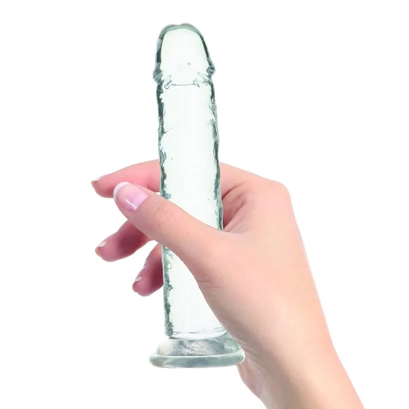Crystal Addiction - Transparenter Dildo - 18 cm
