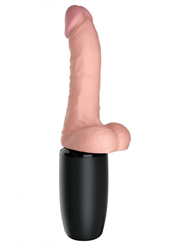 King Cock Plus stoßender und wärmender Vibrator