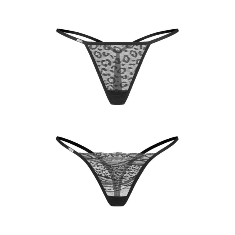 Obsessive – Clara 2er-Pack String – Schwarz