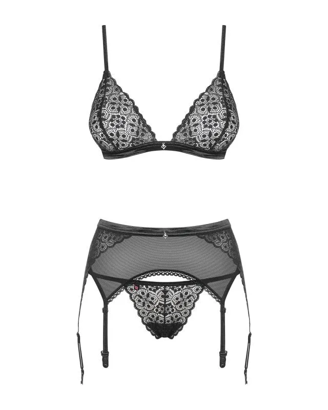 3-teiliges BH-Set Shibu - schwarz