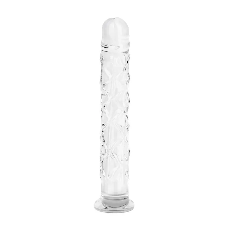 Gildo - No. 34 Strukturierter Glas Dildo - 19 cm