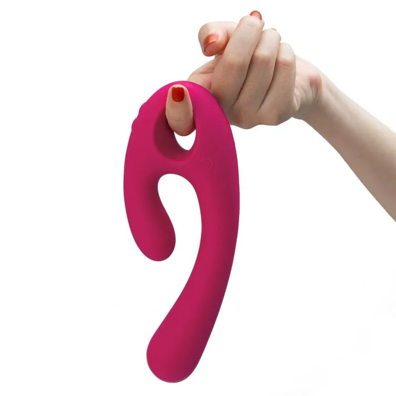 Nomi Tang - Flex Bi Bendable Dual Stimulation Vibrator Red Violet