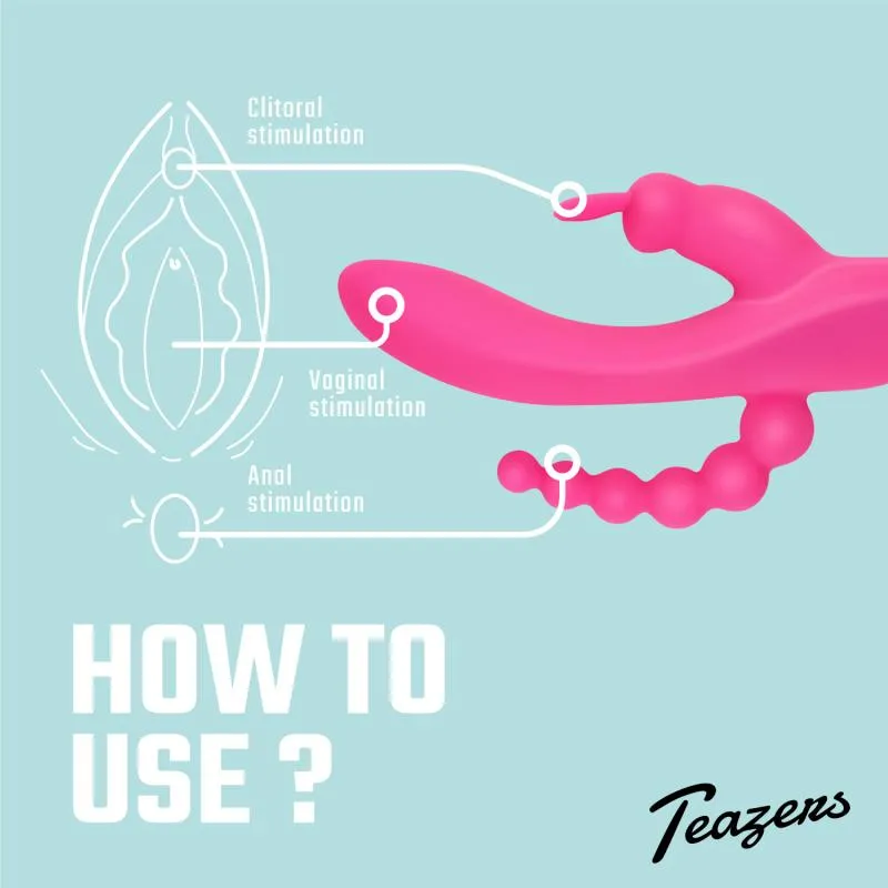 Teazers »Triple« Rabbit-Vibrator