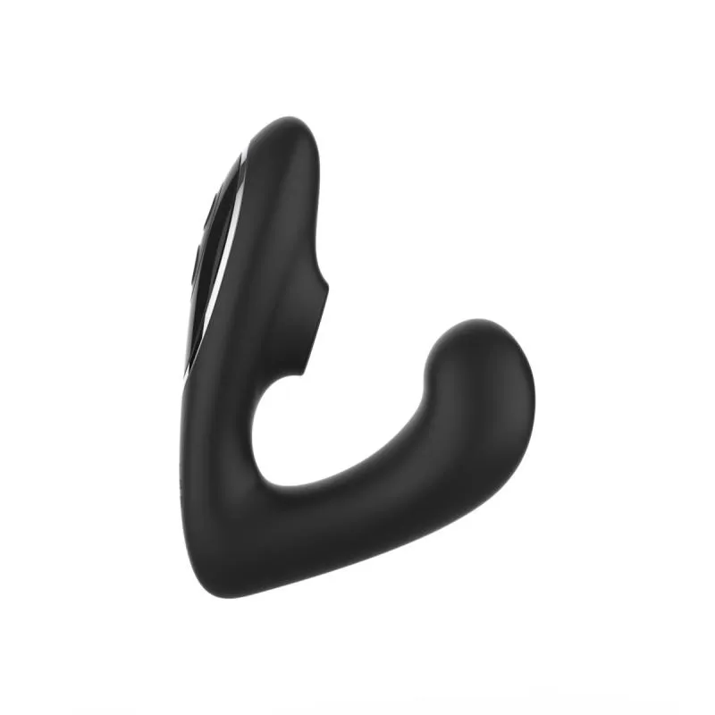 Fifty Shades of Grey - Greedy Girl Duet Druckwellen-Vibrator - Schwarz