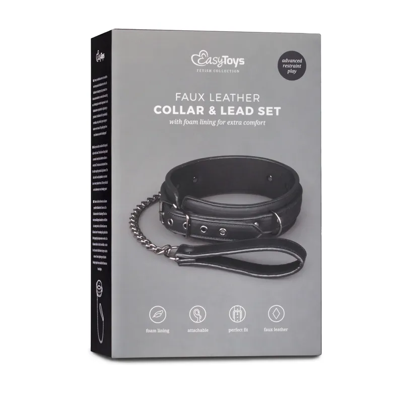 EasyToys Halsband mit Leine