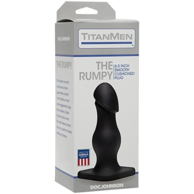 Doc Johnson - TitanMen The Rumpy Anal Plug - Schwarz