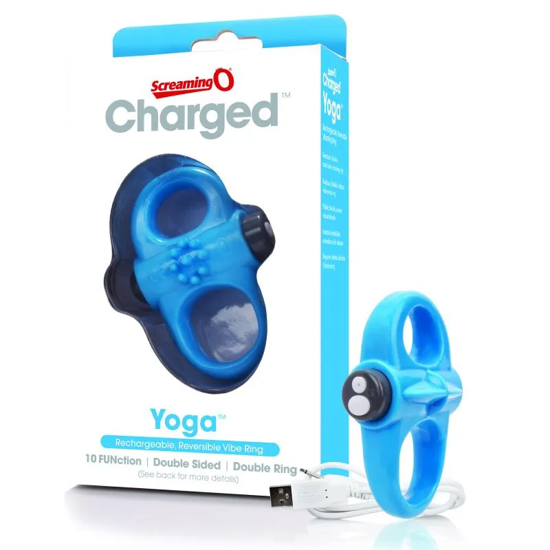 The Screaming O - Charged Yoga Vibe Ring Blue