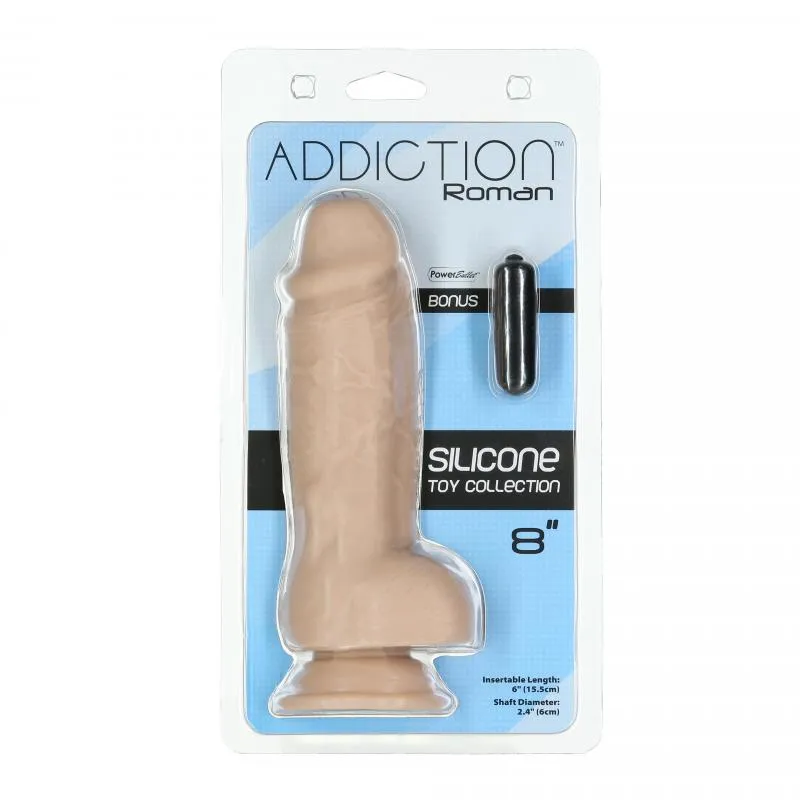 Sucht - Römischer Dildo mit Saugnapf - 22 cm