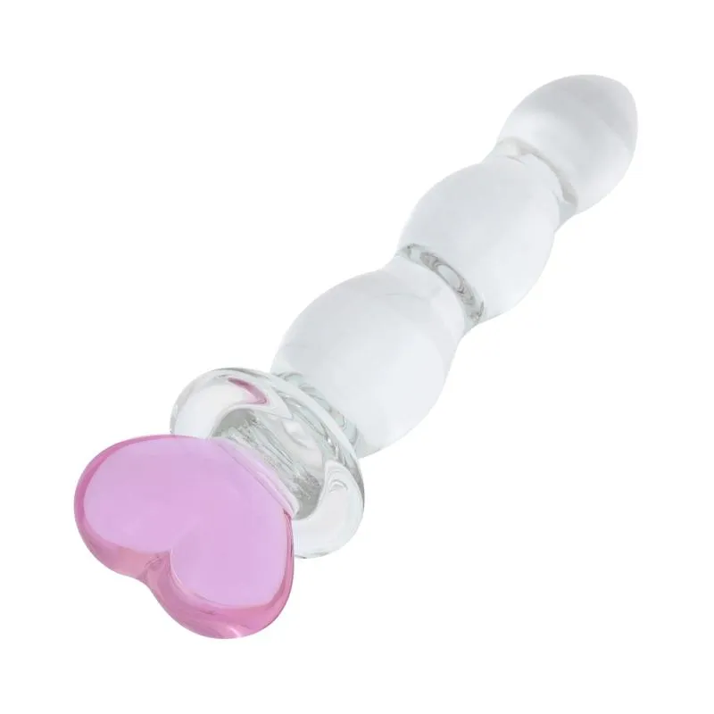 Gildo - No. 37 Glas Dildo Herzform - 18 cm