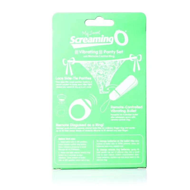 The Screaming O - Remote Control Panty Vibe White