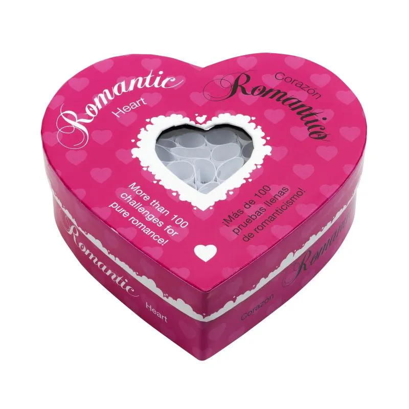 Romantic Heart – Romantisches Pärchenspiel mit Aufgaben – EN/ES